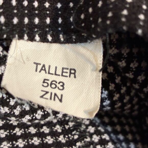 Zara Trafaluc Black Belted Asymmetric Polka Dot Skort Small Neutral Mini Shorts - Picture 10 of 10